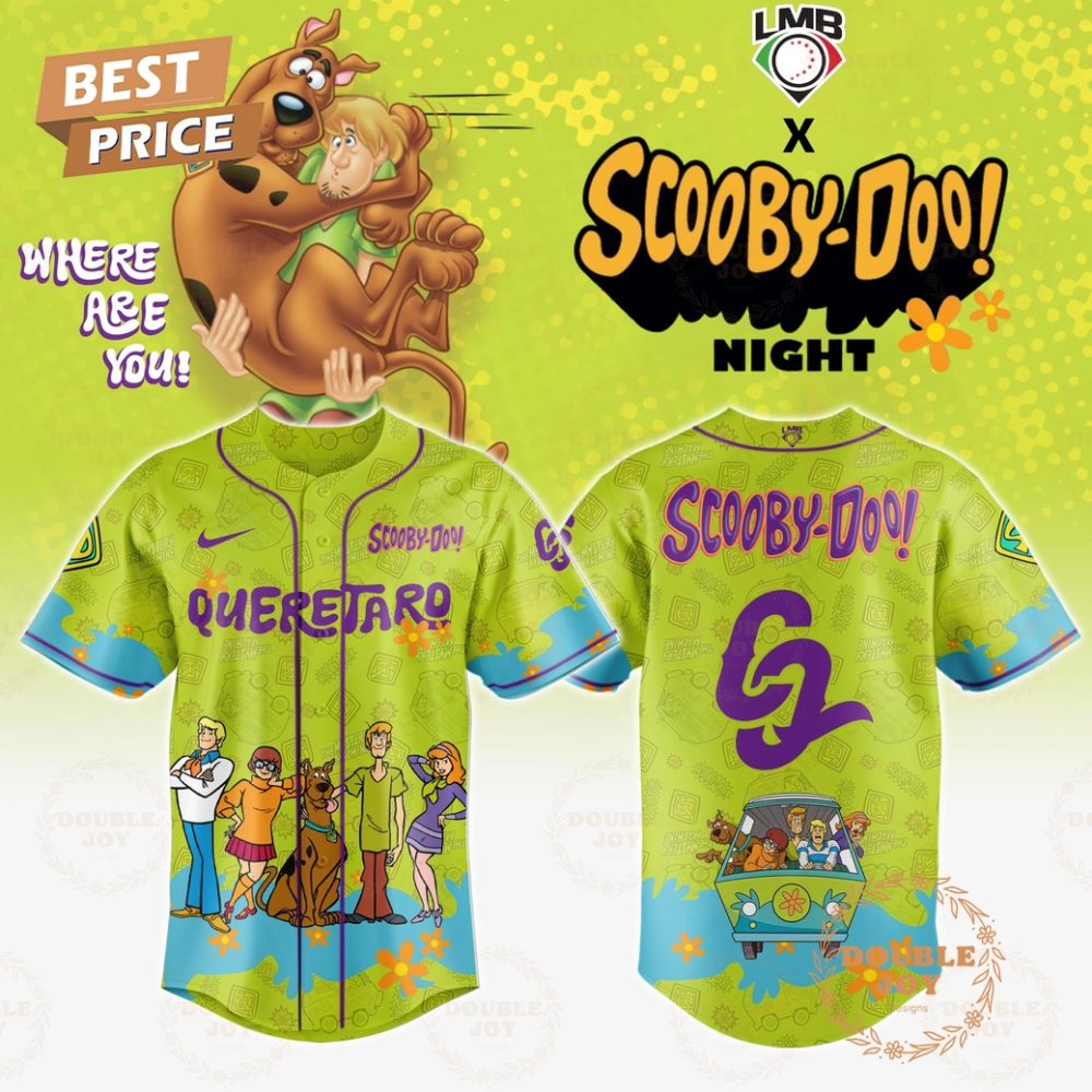 Conspiradores De Querétaro Where Are You! Scooby-Doo! Night 2025 Limited Edition Baseball Jersey