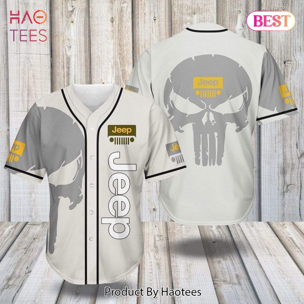 Jeep Baseball Jersey – Stylish Skull Graphic, Premium Quality, Limited Edition