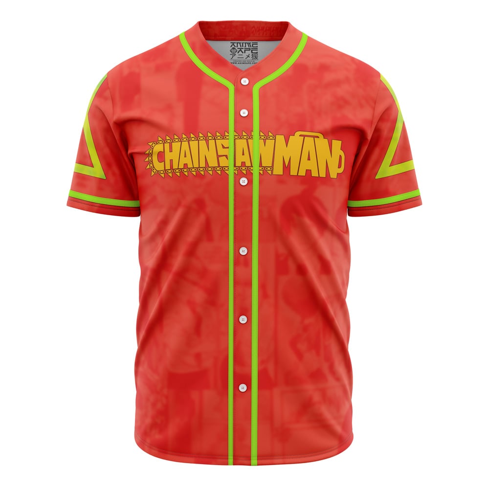 Denji Chainsaw Man Baseball Jersey