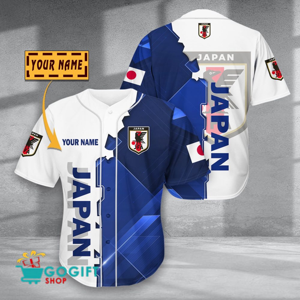 Japan National Soccer Baseball Jersey