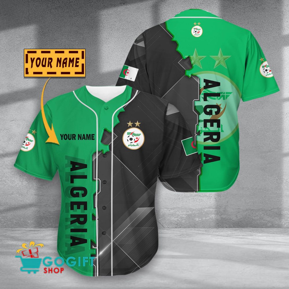 Algeria National Soccer Team Baseball Jersey
