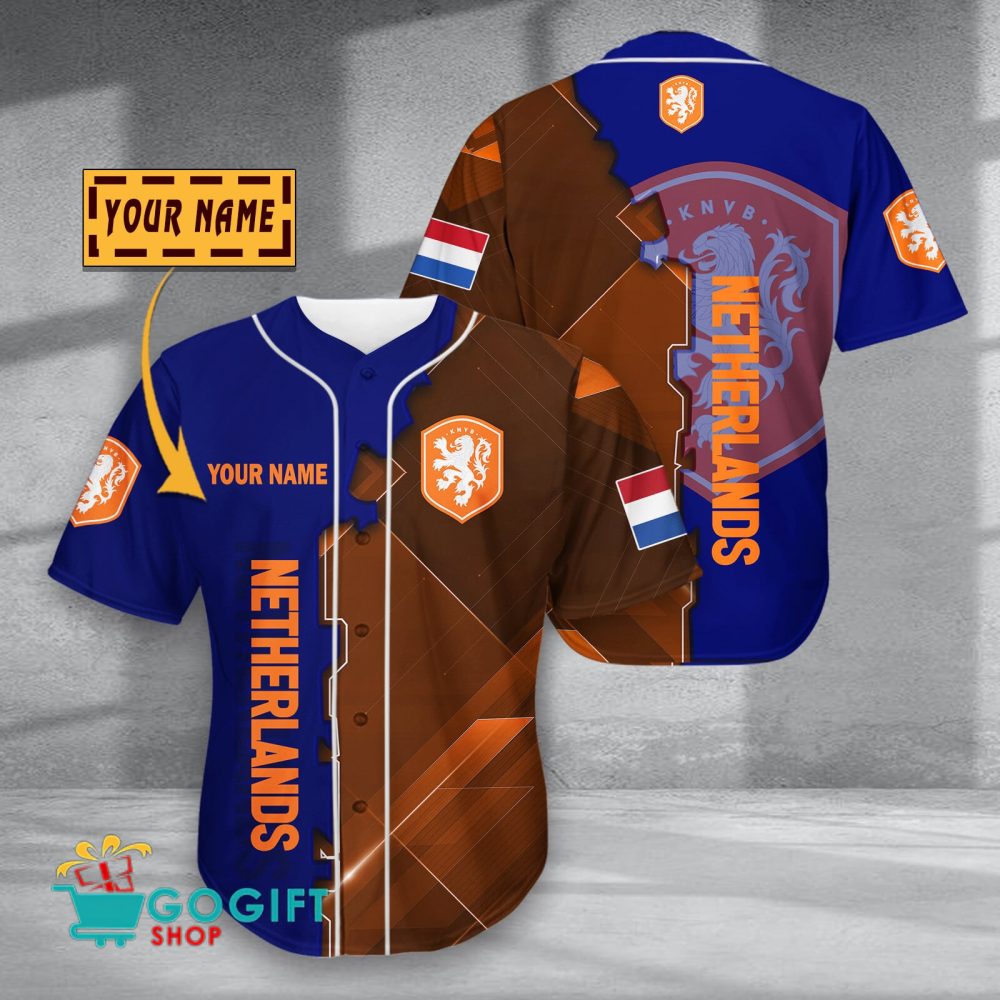 Netherlands National Soccer Team Baseball Jersey