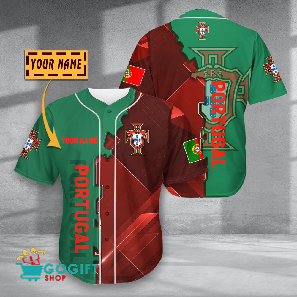 Portugal National Soccer Team Baseball Jersey