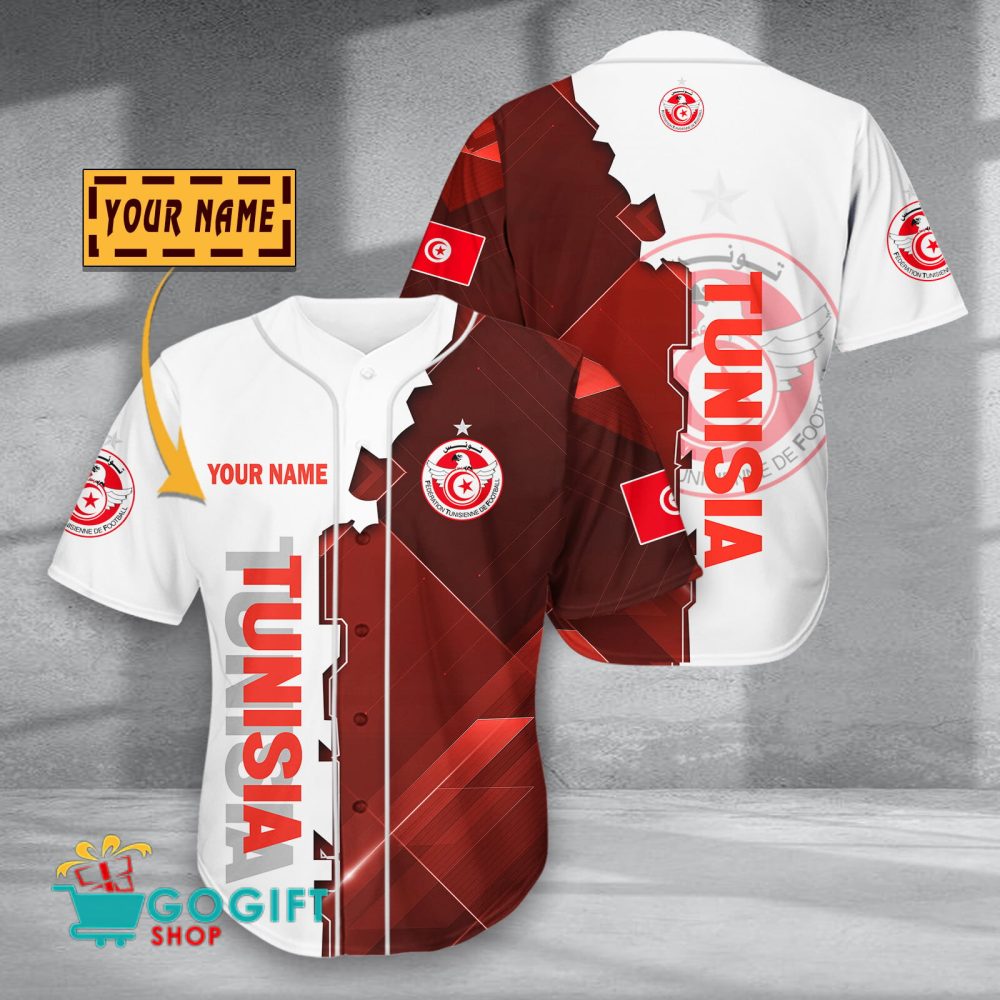 Tunisia National Soccer Team Baseball Jersey