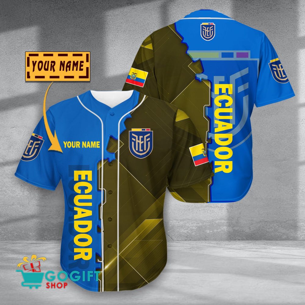 Ecuador National Soccer Team Baseball Jersey