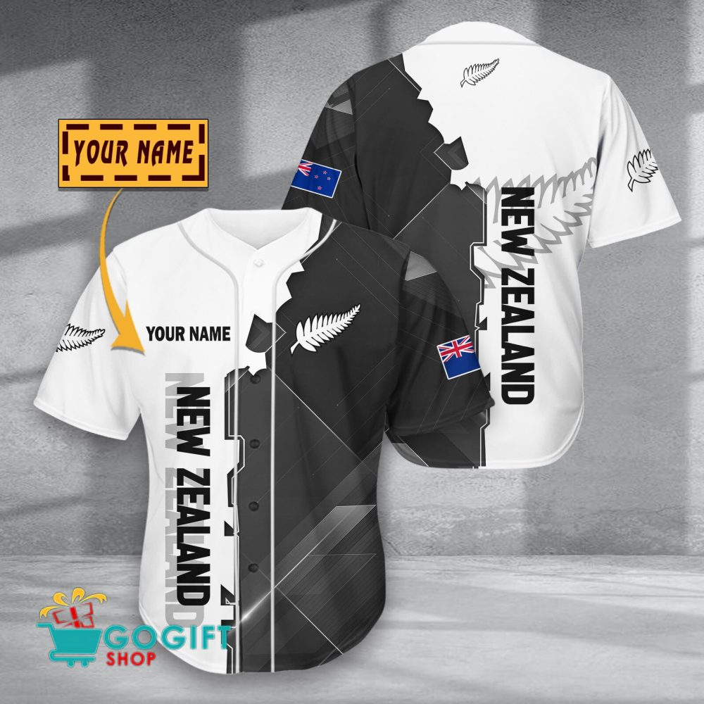 New Zealand National Soccer Team Baseball Jersey