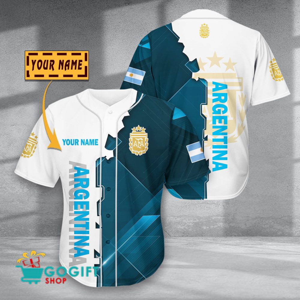 Argentina National Soccer Team Baseball Jersey
