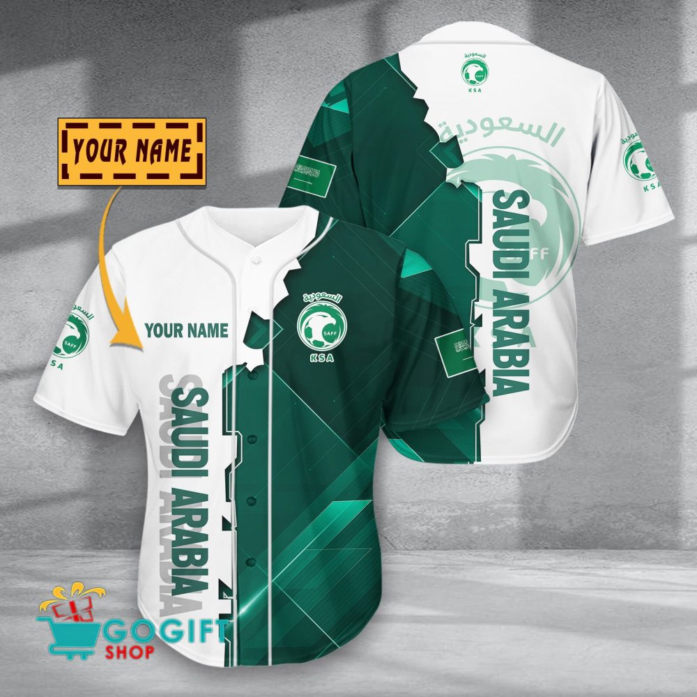 Saudi Arabia National Soccer Team Baseball Jersey