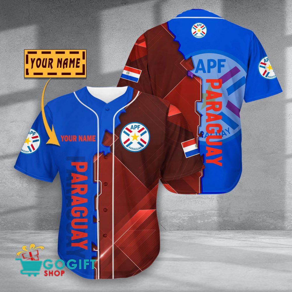 Paraguay National Soccer Team Baseball Jersey