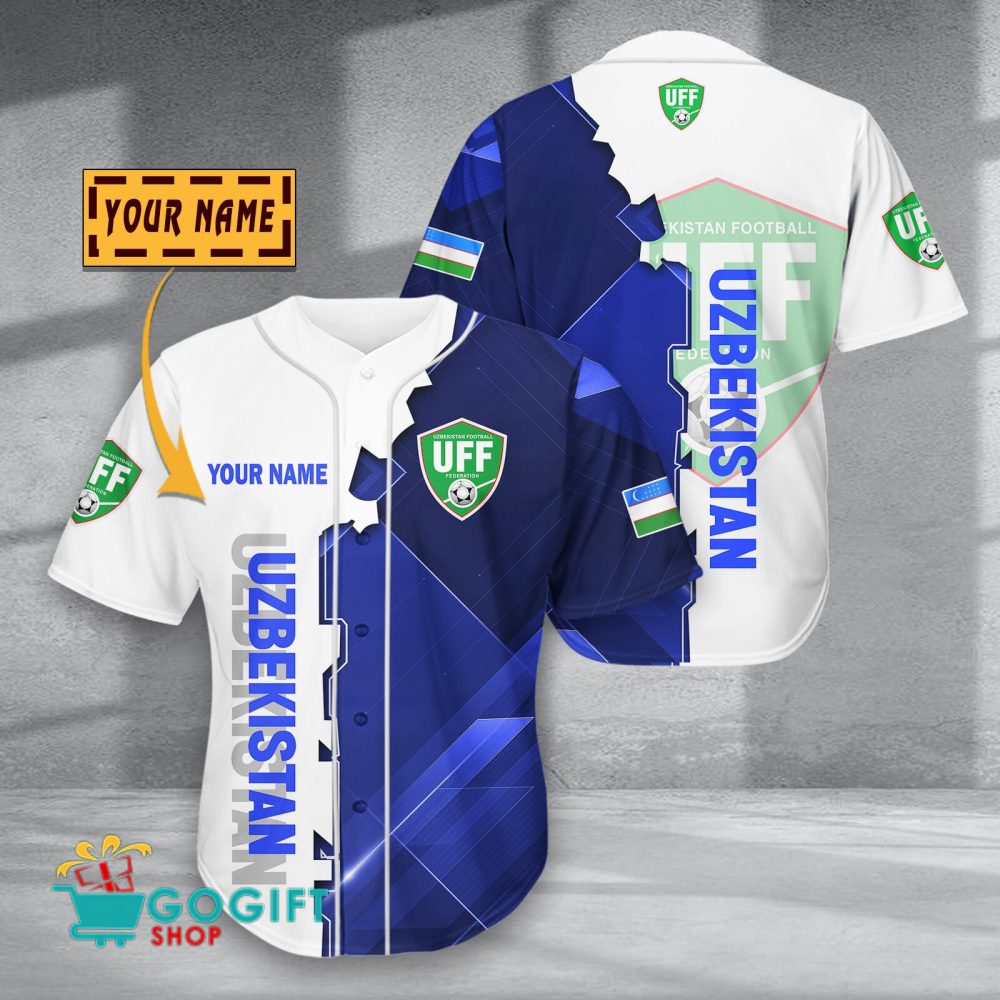 Uzbekistan National Soccer Team Baseball Jersey