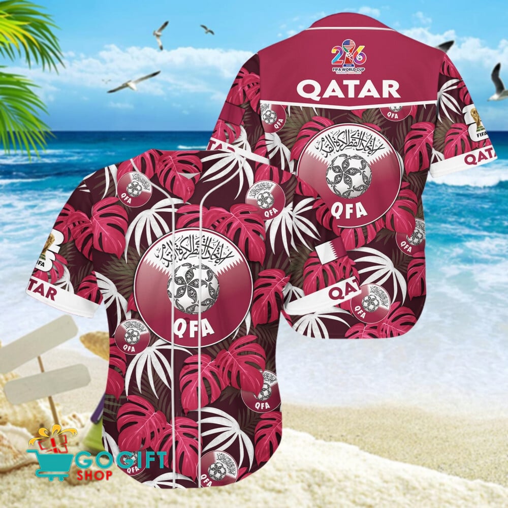 Qatar National Soccer Team Baseball Jersey