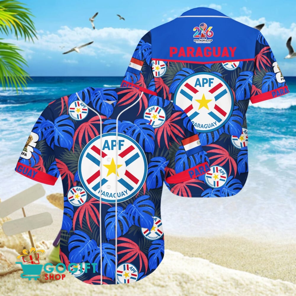 Paraguay National Soccer Team Baseball Jersey