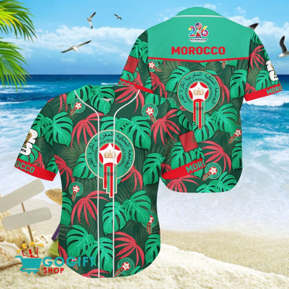 Morocco National Soccer Team Baseball Jersey