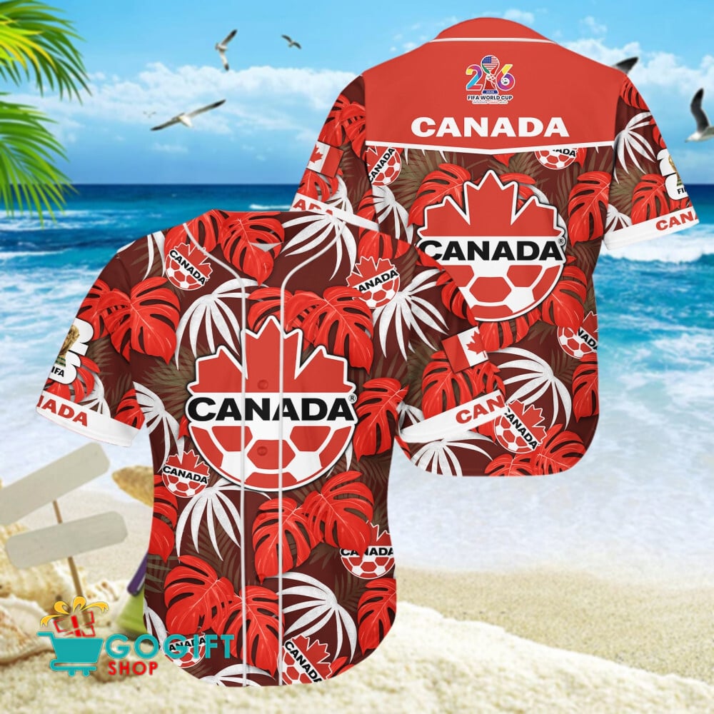 Canada National Soccer Team Baseball Jersey