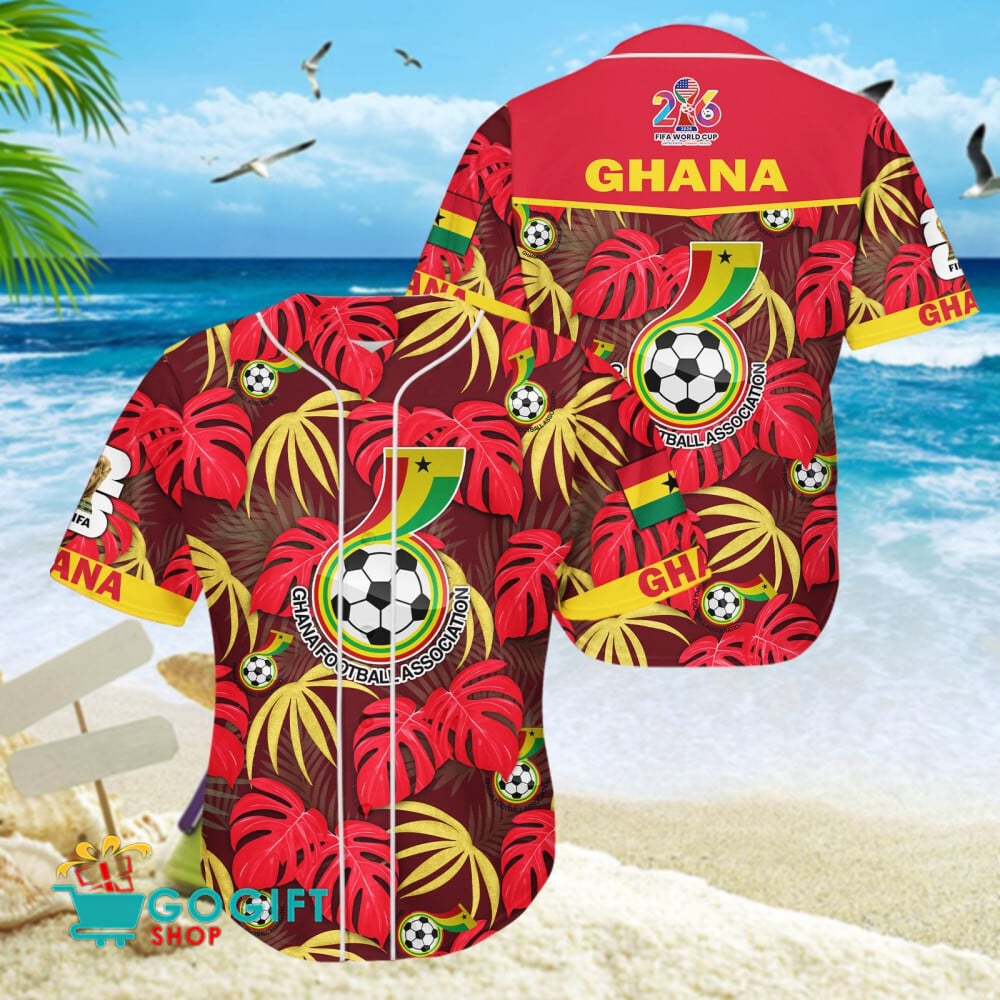 Ghana National Soccer Team Baseball Jersey