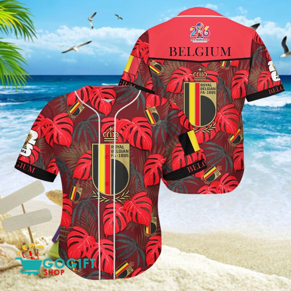 Belgium National Soccer Team Baseball Jersey