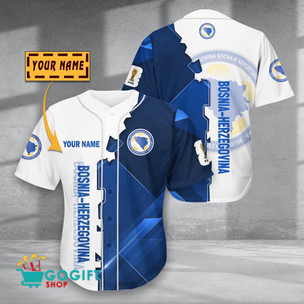 Bosnia-Herzegovina National Soccer Team Baseball Jersey