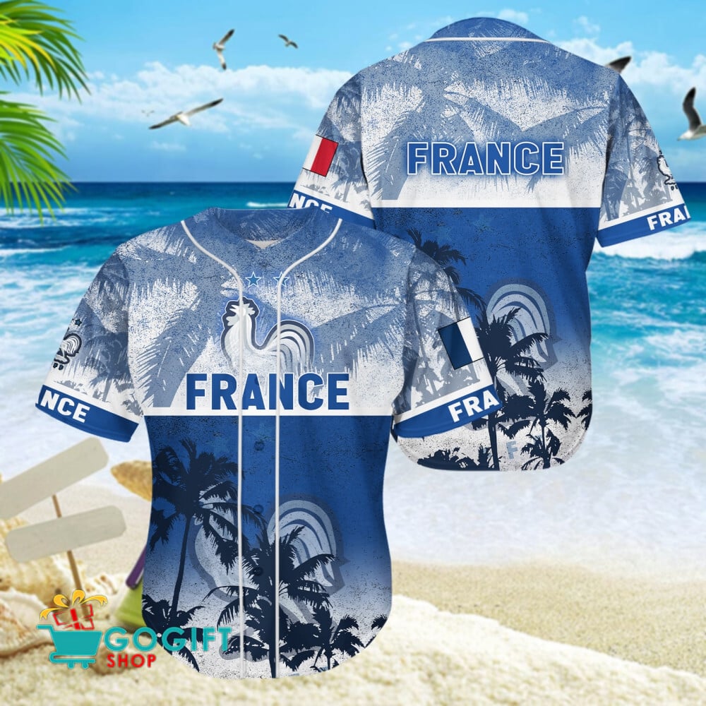 France National Soccer Team Baseball Jersey