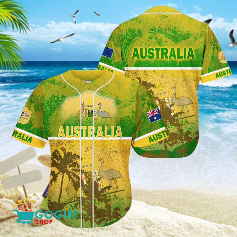 Australia National Soccer Team Baseball Jersey