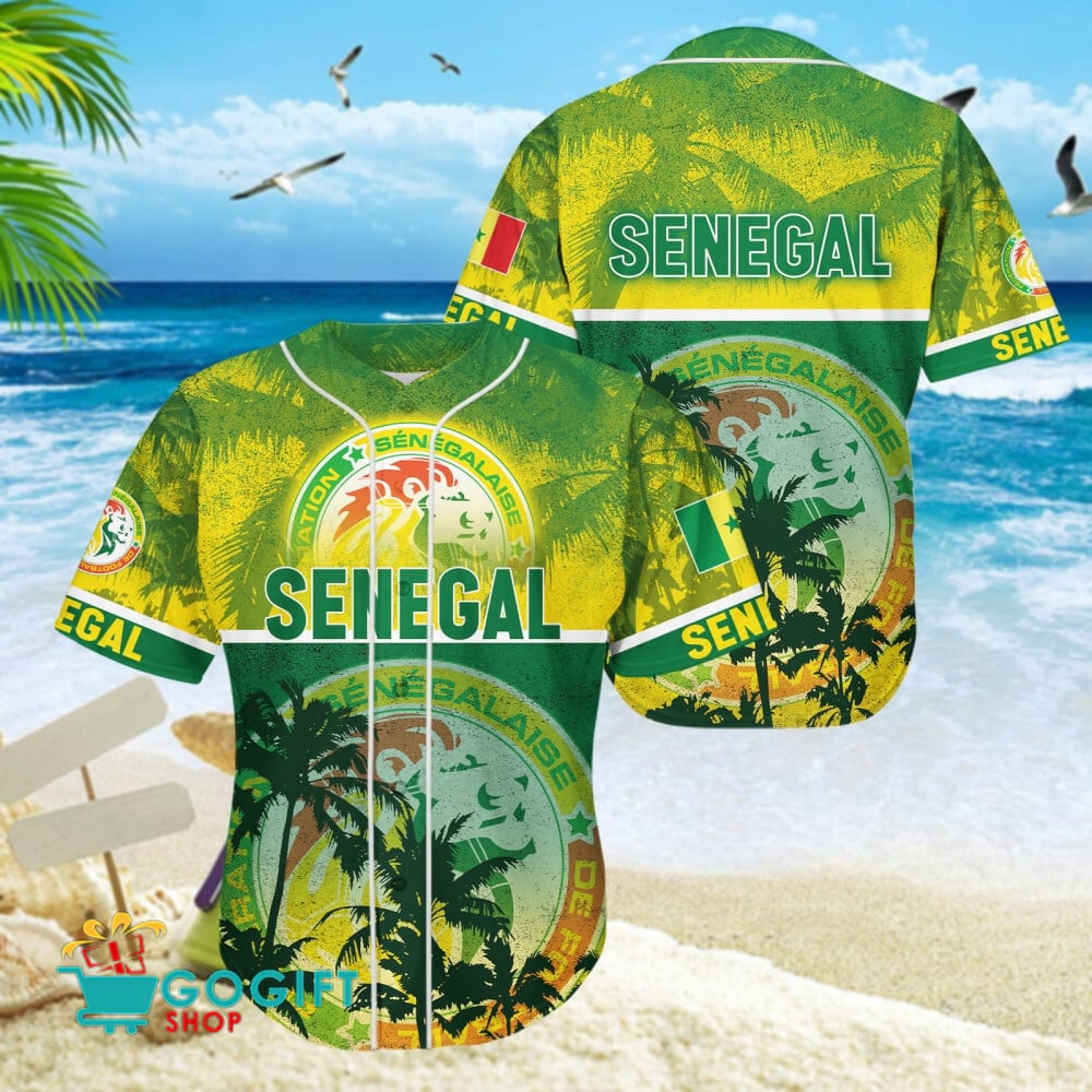 Senegal National Soccer Team Baseball Jersey