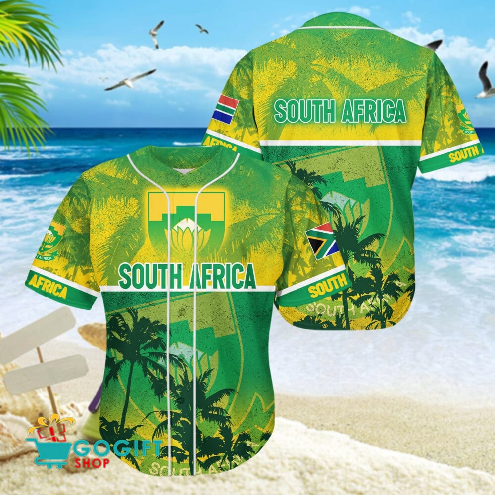 South Africa National Soccer Team Baseball Jersey