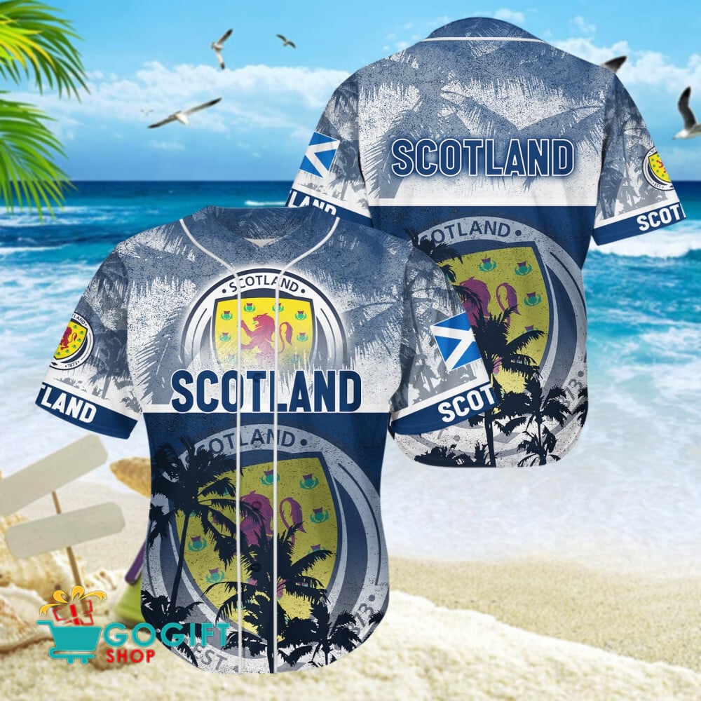 Scotland National Soccer Team Baseball Jersey