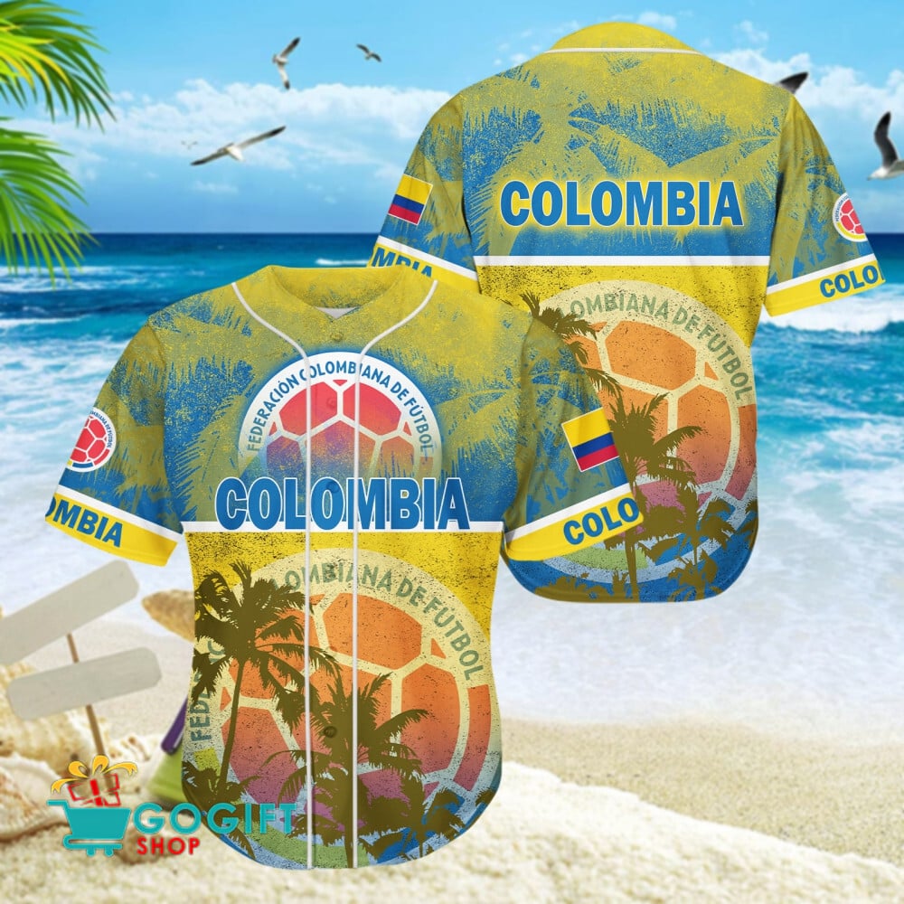 Colombia National Soccer Team Baseball Jersey