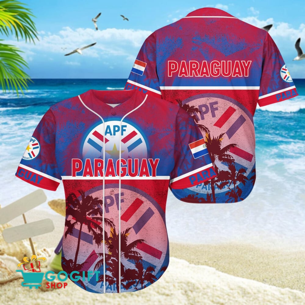 Paraguay National Soccer Team Baseball Jersey