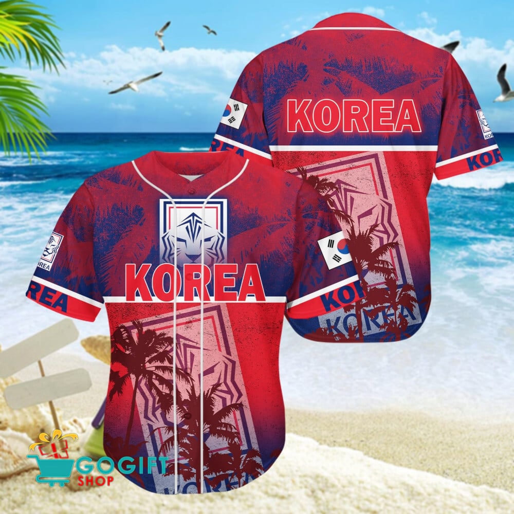 Korea Republic National Soccer Team Baseball Jersey