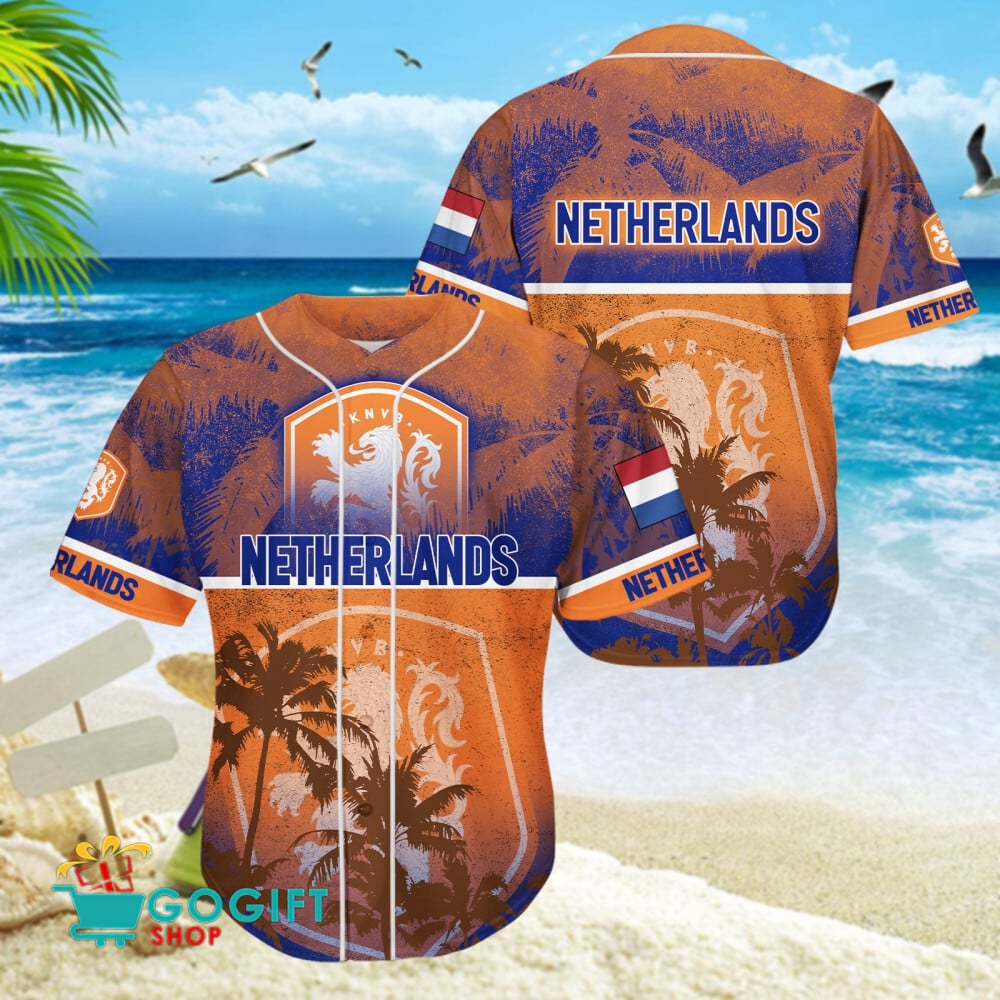 Netherlands National Soccer Team Baseball Jersey