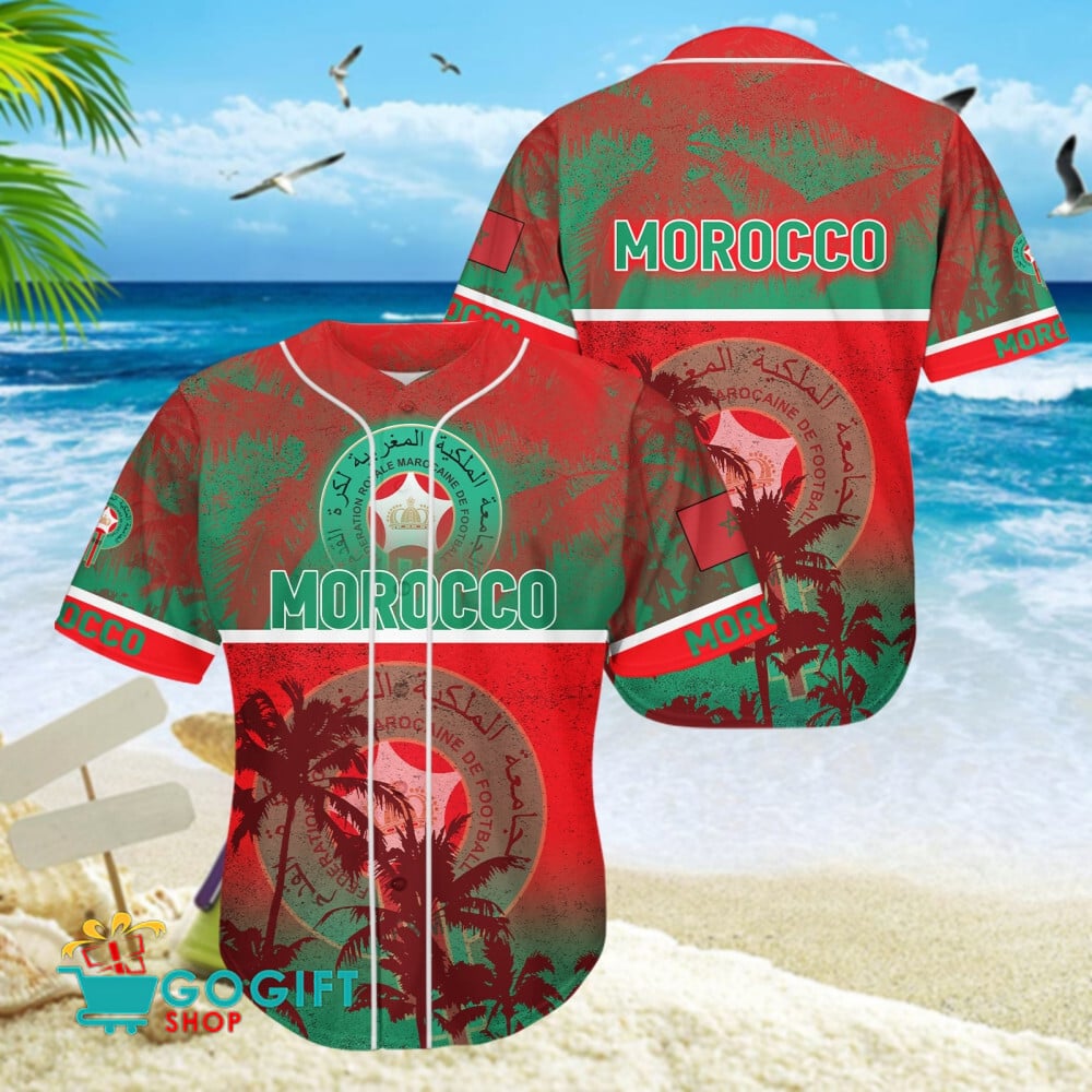 Morocco National Soccer Team Baseball Jersey