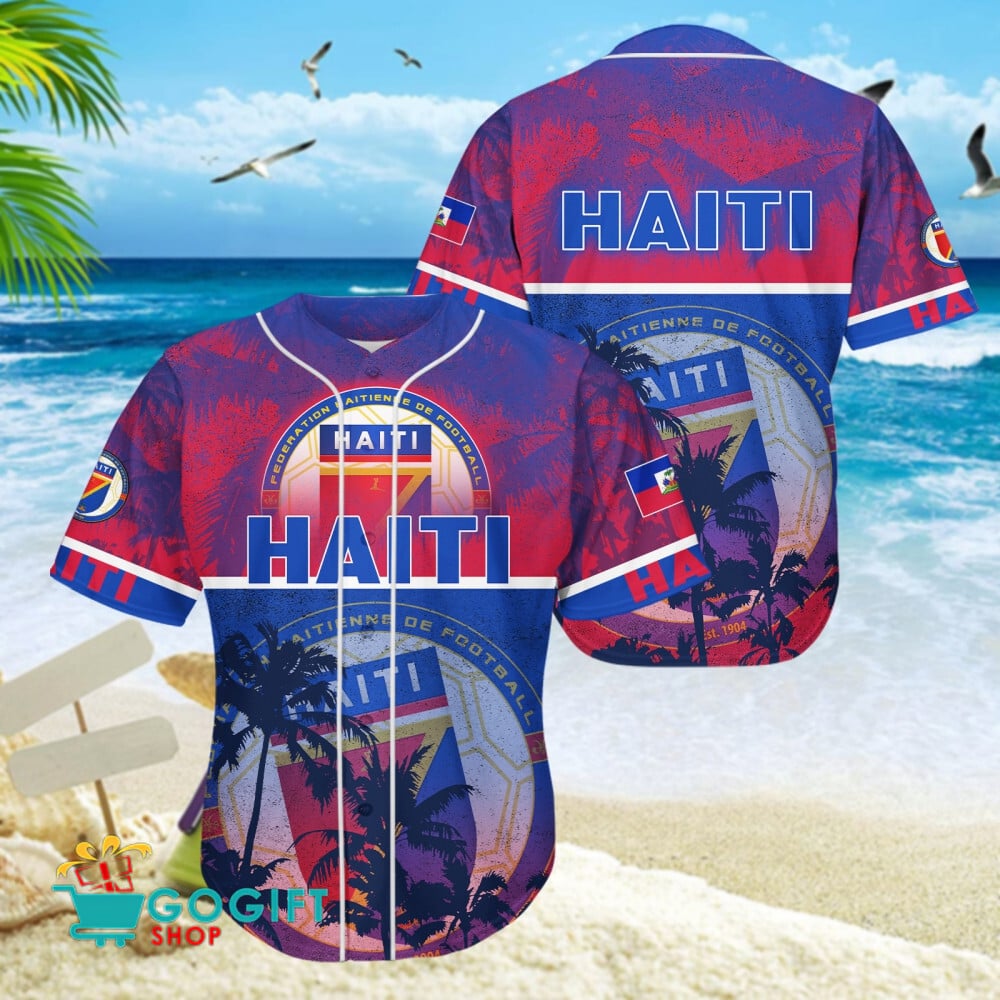 Haiti National Soccer Team Baseball Jersey