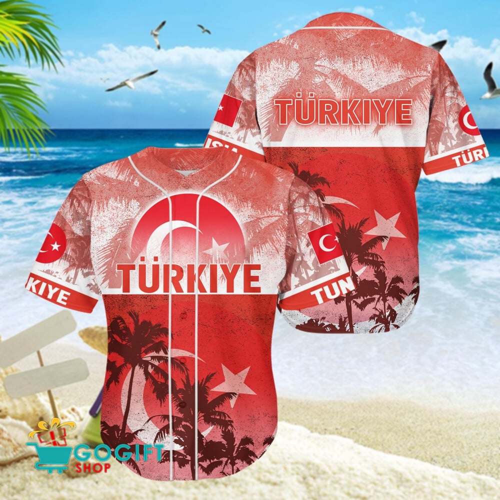 Turkiye National Soccer Team Baseball Jersey