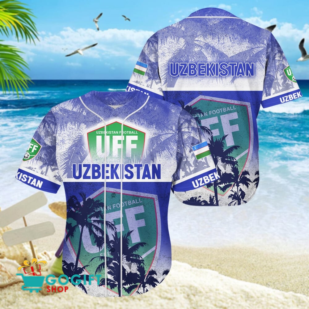 Uzbekistan National Soccer Team Baseball Jersey