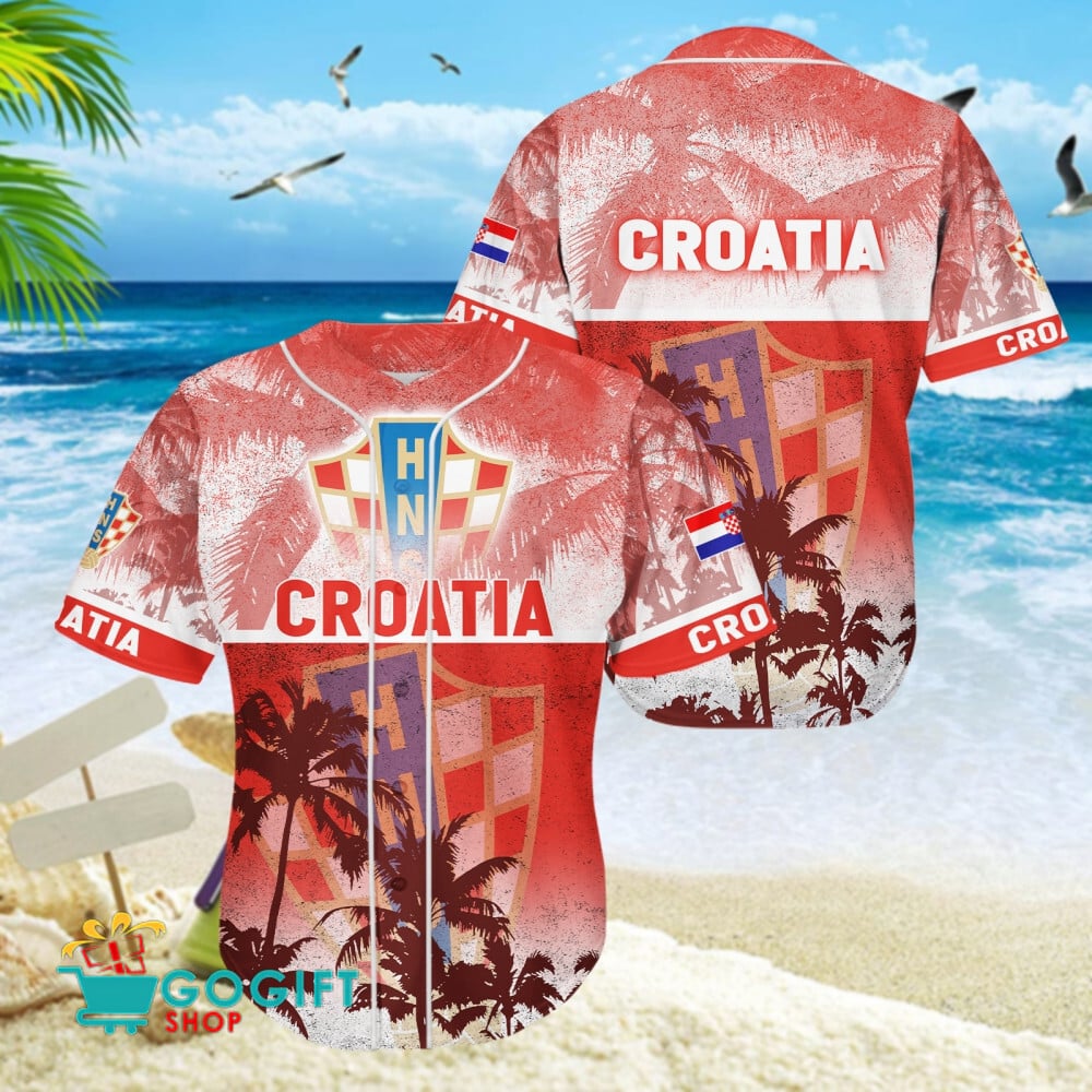 Croatia National Soccer Team Baseball Jersey