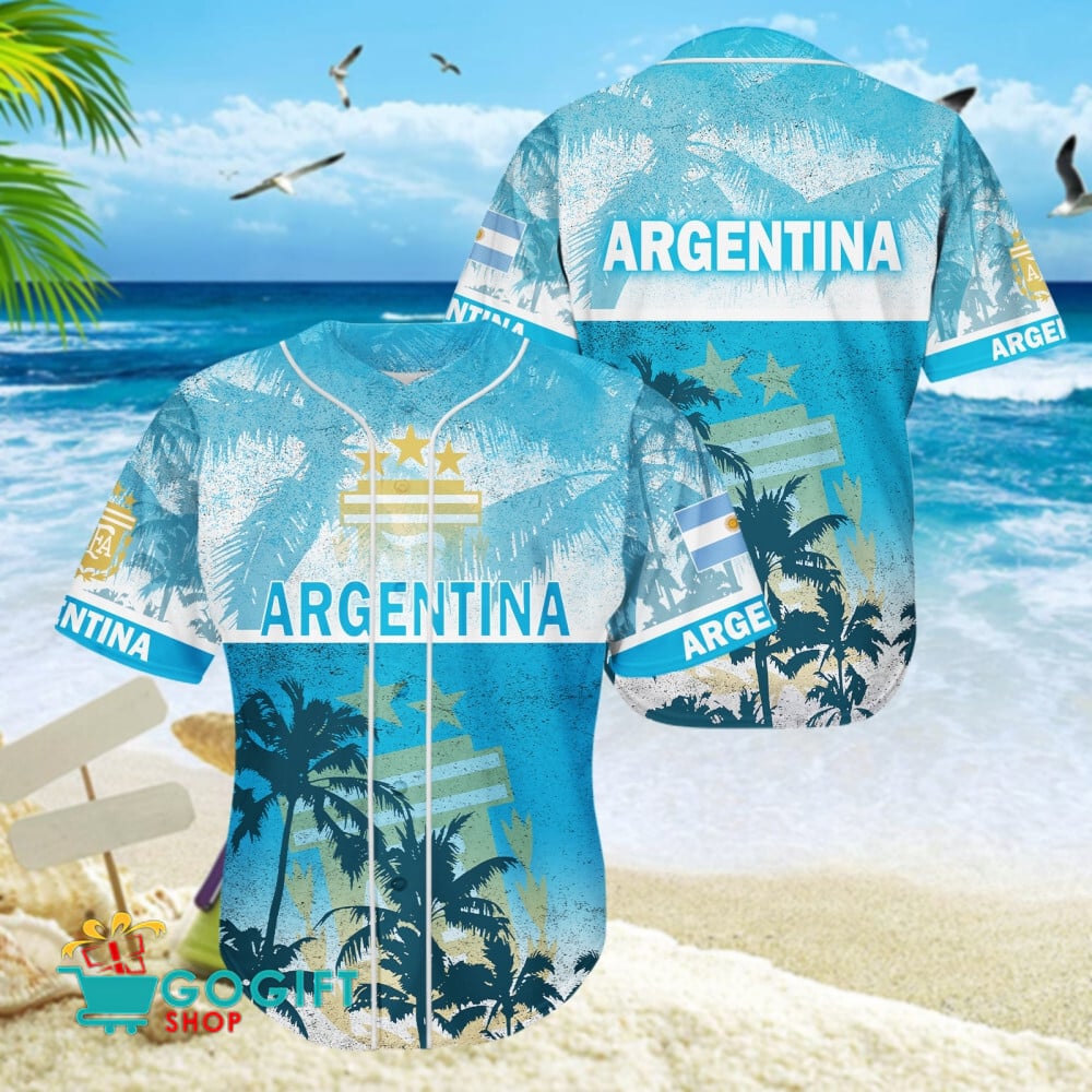 Argentina National Soccer Team Baseball Jersey