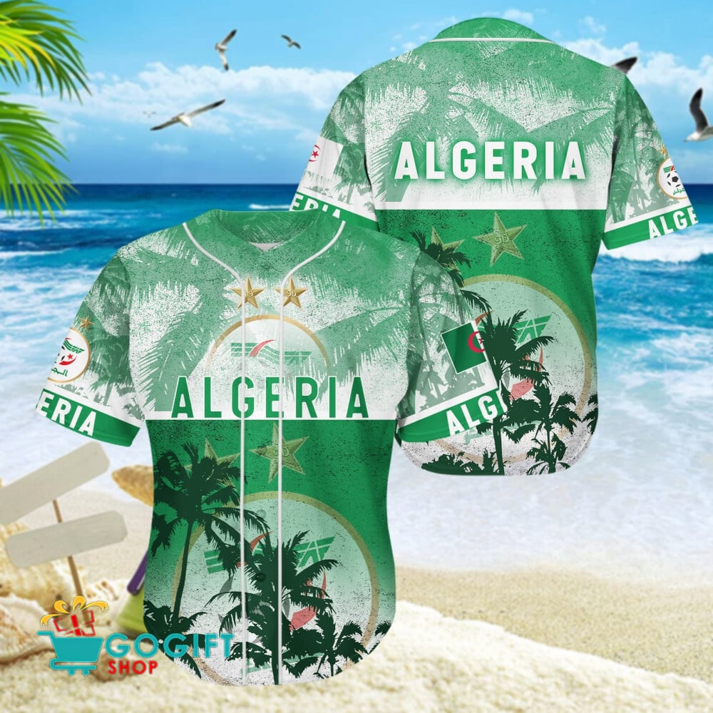 Algeria National Soccer Team Baseball Jersey