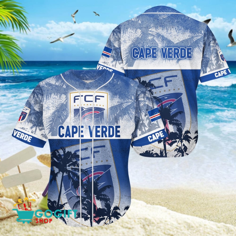Cabo Verde National Soccer Team Baseball Jersey