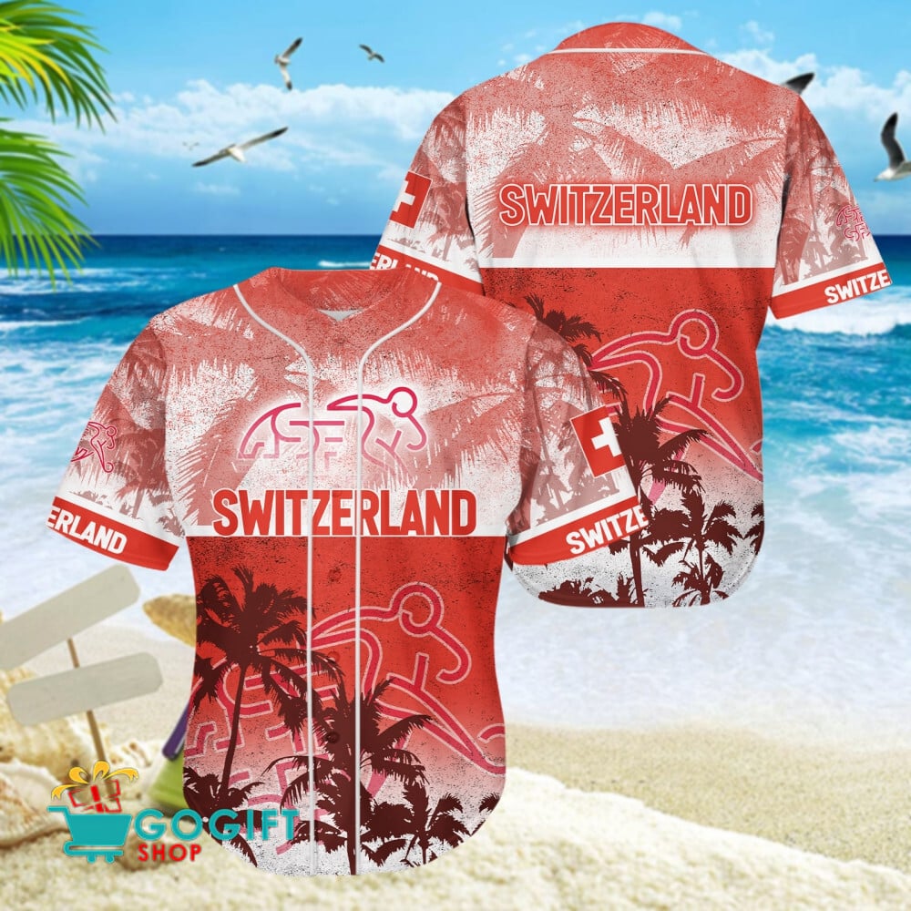 Switzerland National Soccer Team Baseball Jersey