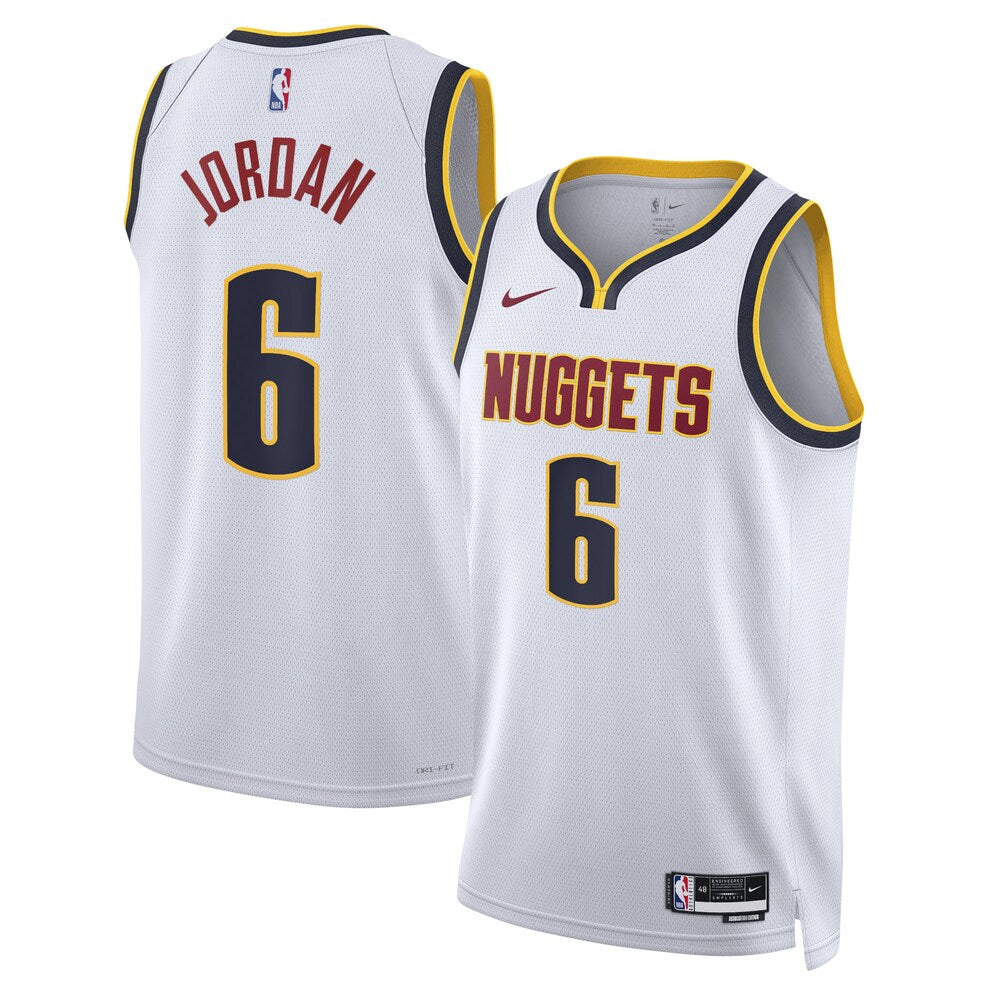 Denver Nuggets Association Edition Swingman Jersey White Deandre Jordan Unisex | Stitched Jersey RTJS 11958