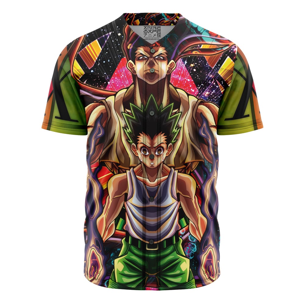 Trippy Gon Freecss Hunter X Hunter Baseball Jersey Without Piping