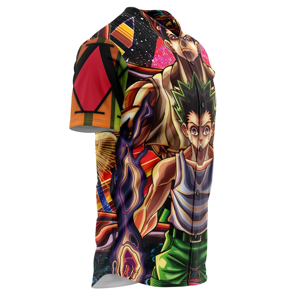 Trippy Gon Freecss Hunter X Hunter Baseball Jersey Without Piping