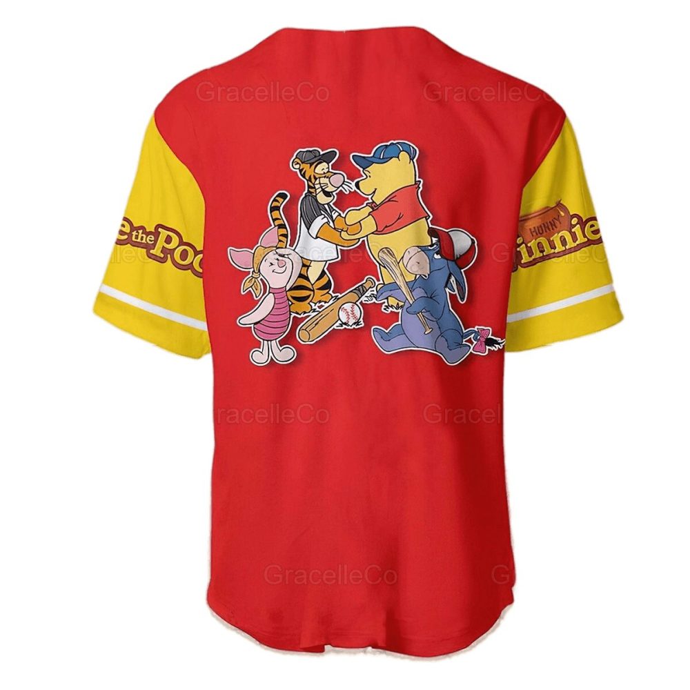 Colorful Cartoon Baseball Jersey - Fun Characters Design, Unisex