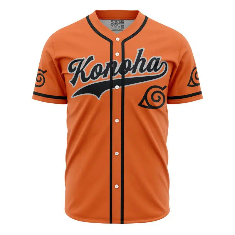 Konoha Uzumaki Shippuden Baseball Jersey