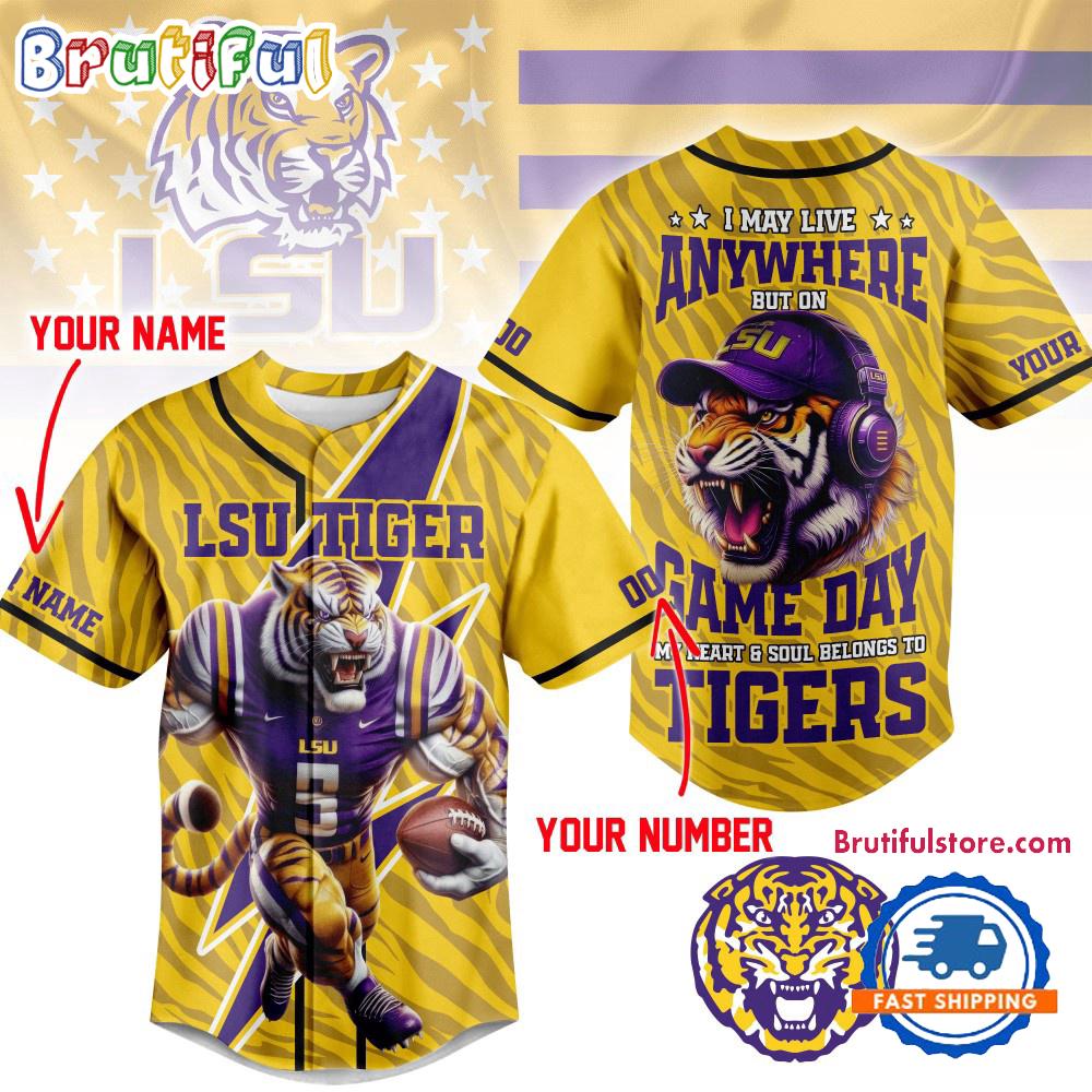 Lsu Tigers 2025 Ncaa Game Day Jersey Shirt