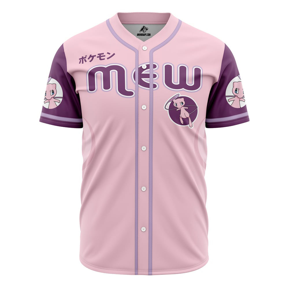 Stylish Pink Anime-Inspired Baseball Jersey – Soft Fabric, Vibrant Design, Great For Fans!