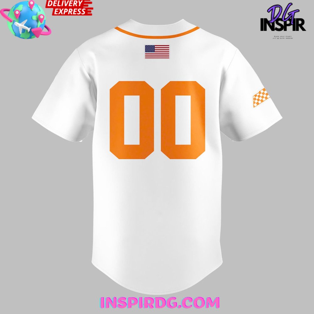 Tennessee Volunteers Baseball 2025 Home White Jersey