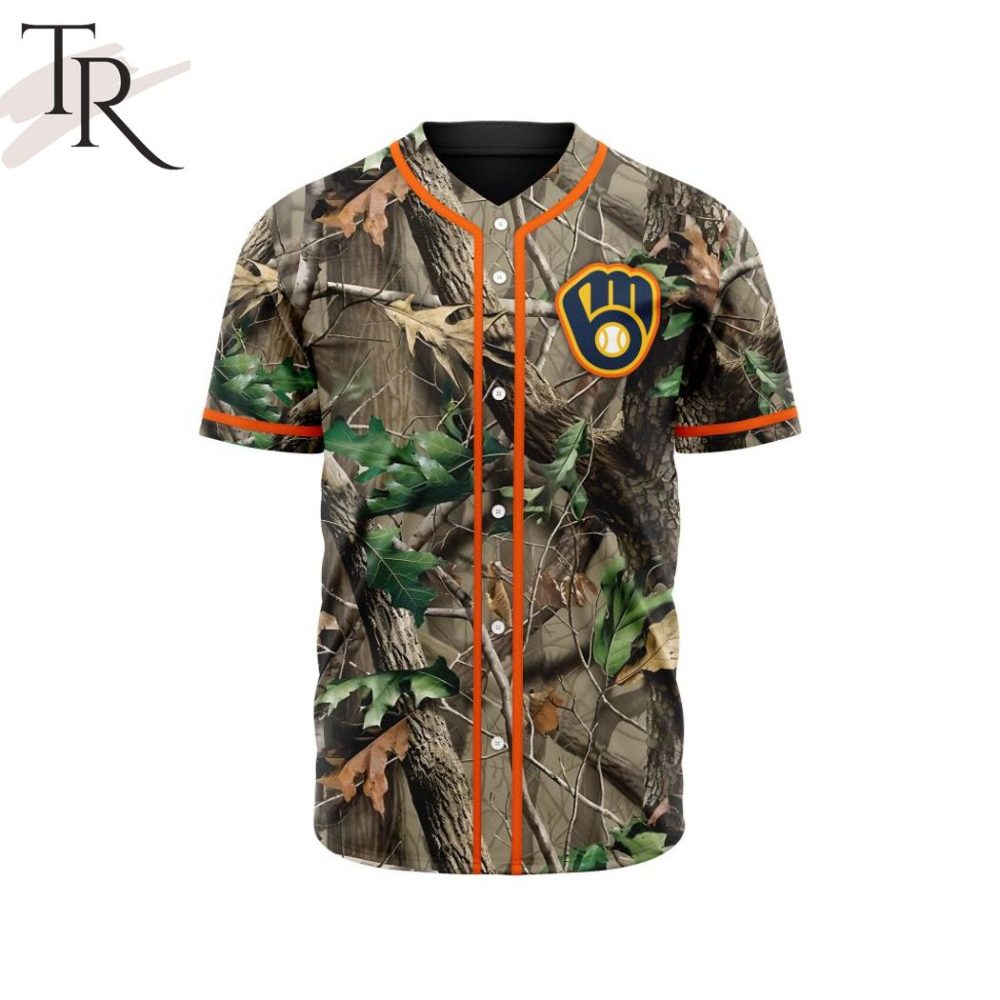 Camouflage Baseball Jersey With Logo - Stylish Outdoor Sportswear For Fans