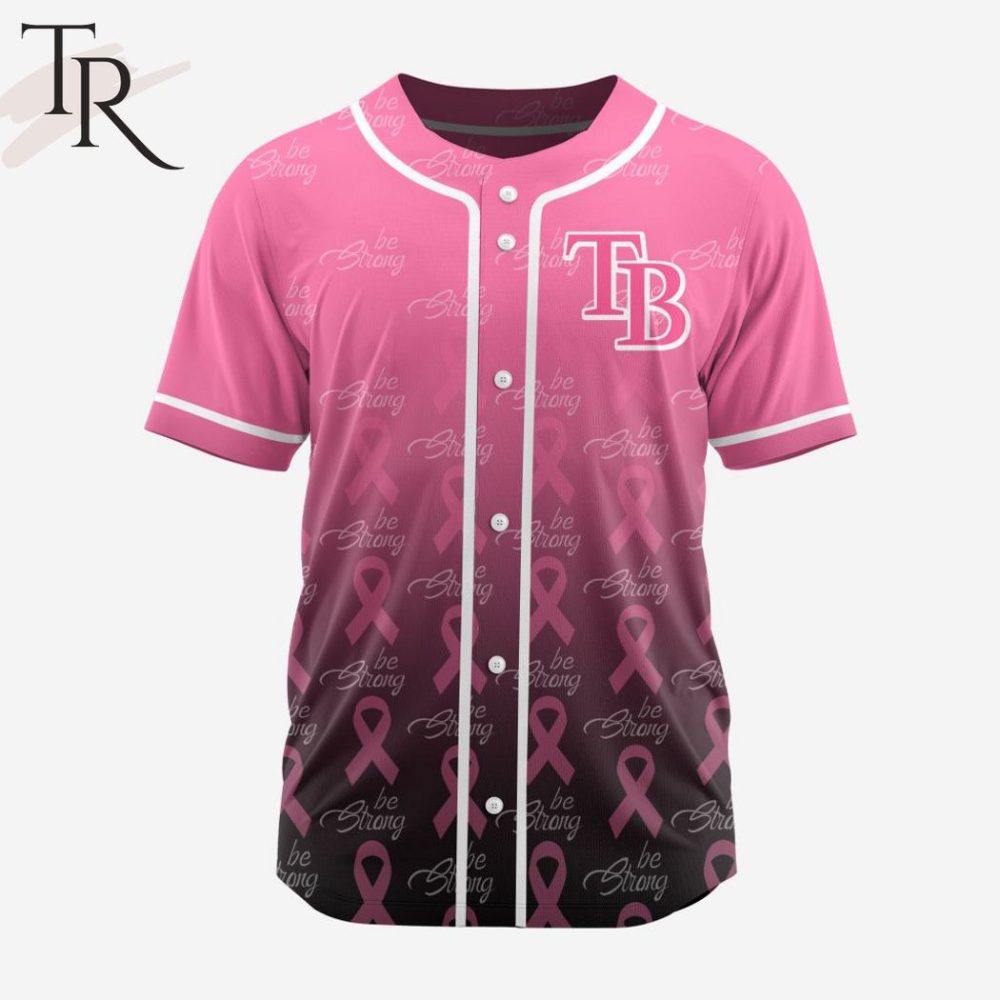 Support Breast Cancer Awareness: Pink Ribbon Baseball Jersey – Be Strong, Stylish &amp; Comfortable!