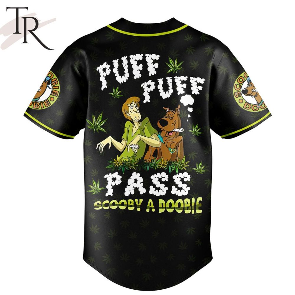 Trendy Scooby Doo Puff Pass Baseball Jersey - Fun &amp; Stylish Gift!